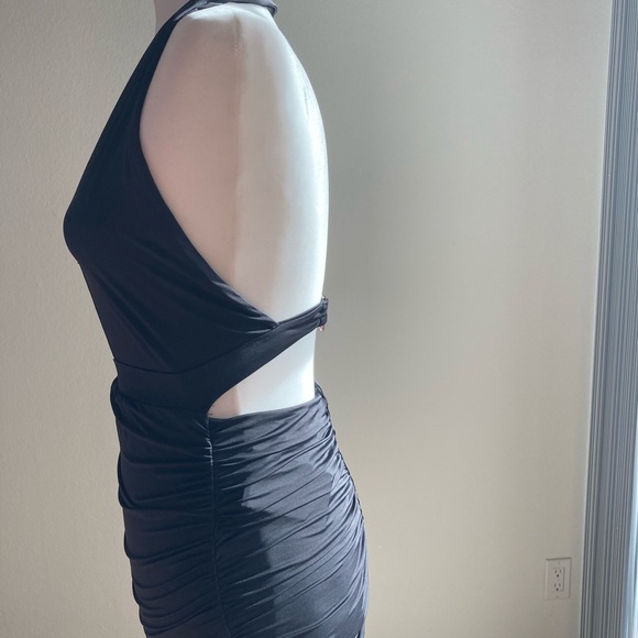 NWT: Black racer back dress - Picture 2 of 5